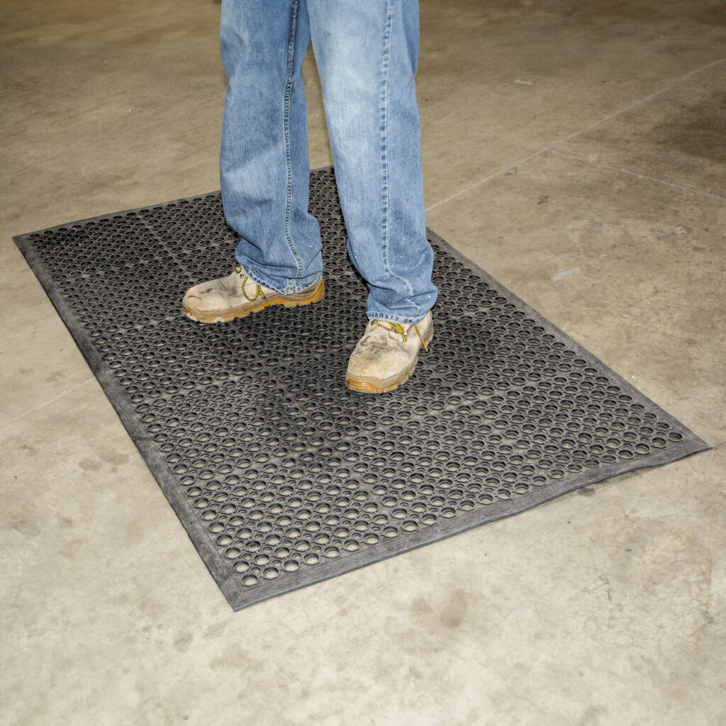 Black Rubber Floor Mat