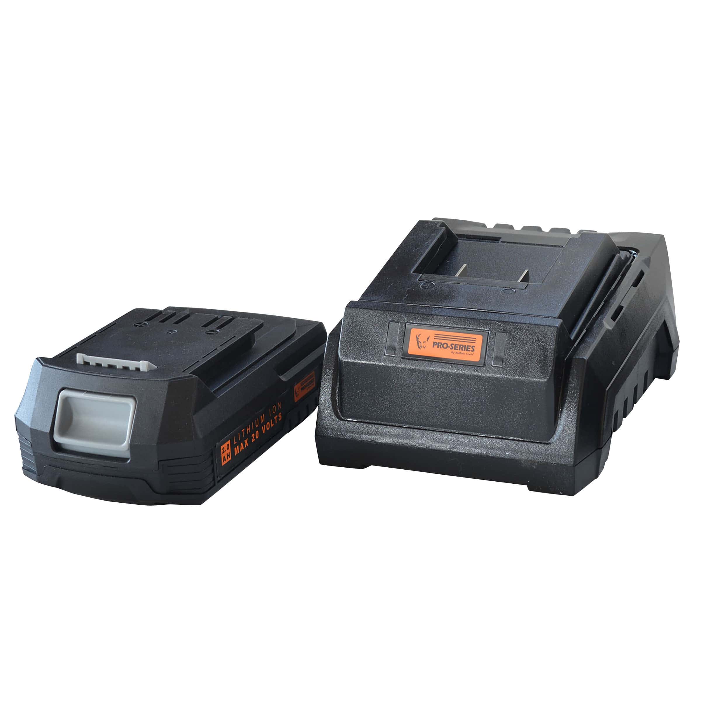 Pro-Series LICBKIT20 20V Grey & Black Lithium Ion Rechargeable Battery & Quick Charger