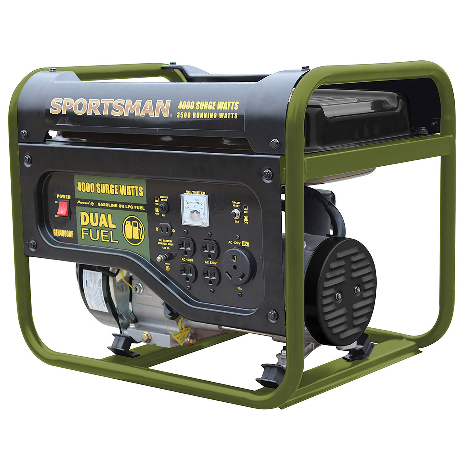 4 000 3 500 Watt Dual Fuel Powered Portable Generator Runs On LPG Or 4-000-3-500-watt-dual-fuel-powered-portable-generator-runs-on-lpg-or