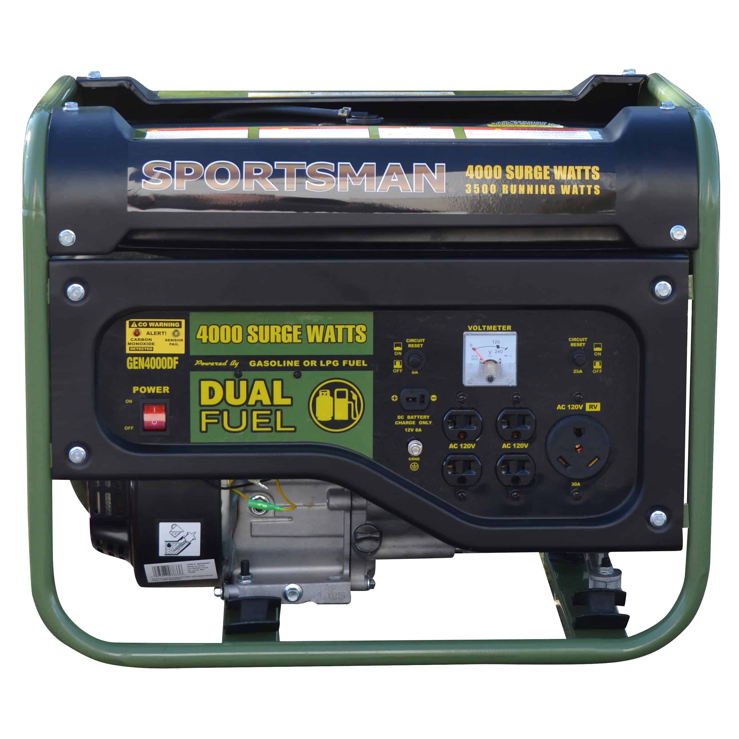 4,000W Dual Fuel Portable Generator