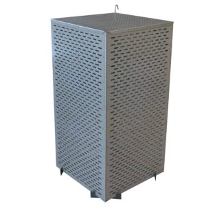 42.5 inch High Stainless Steel Folding Burn Cage and Fire Pit Screen