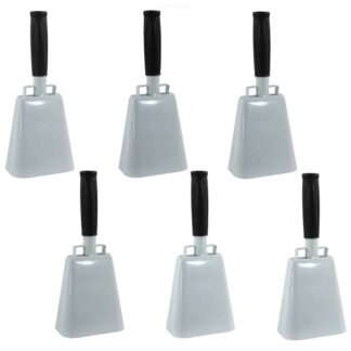 10 Inch Cow Bell Set 6 Pieces