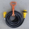 25 Ft. 125V 30 Amp Marine Type Pigtail Extension Cord - Sportsman Series