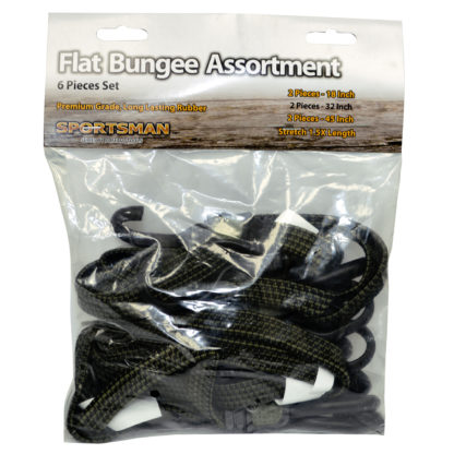 6 Piece Flat Bungee Set