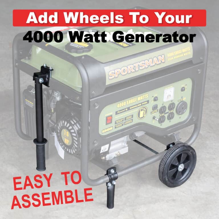 Generator Wheel Kit Assembly For 4000W Sportsman Generators