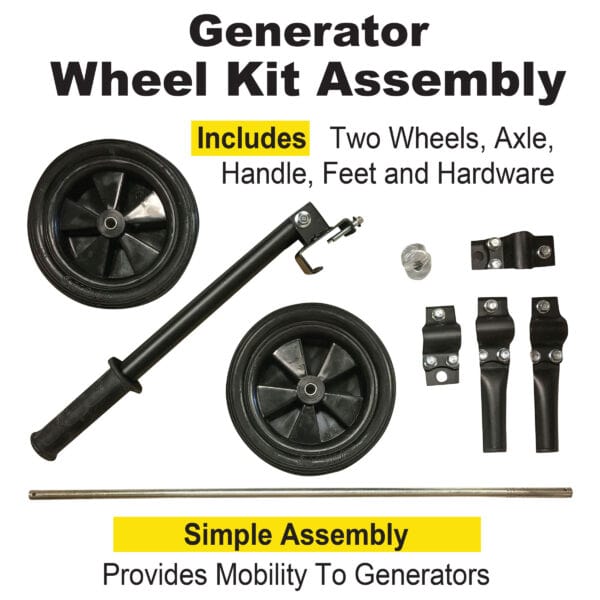Generator Wheel Kit Assembly For 4000W Sportsman Generators