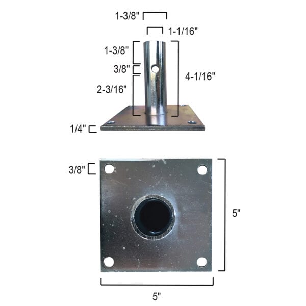 Scaffold Base Plate 4 Piece Set