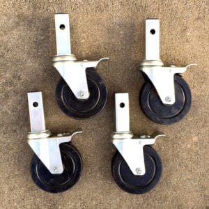 5 in. Swivel Caster 250 lb. Load Capacity for GSSI Set of 4