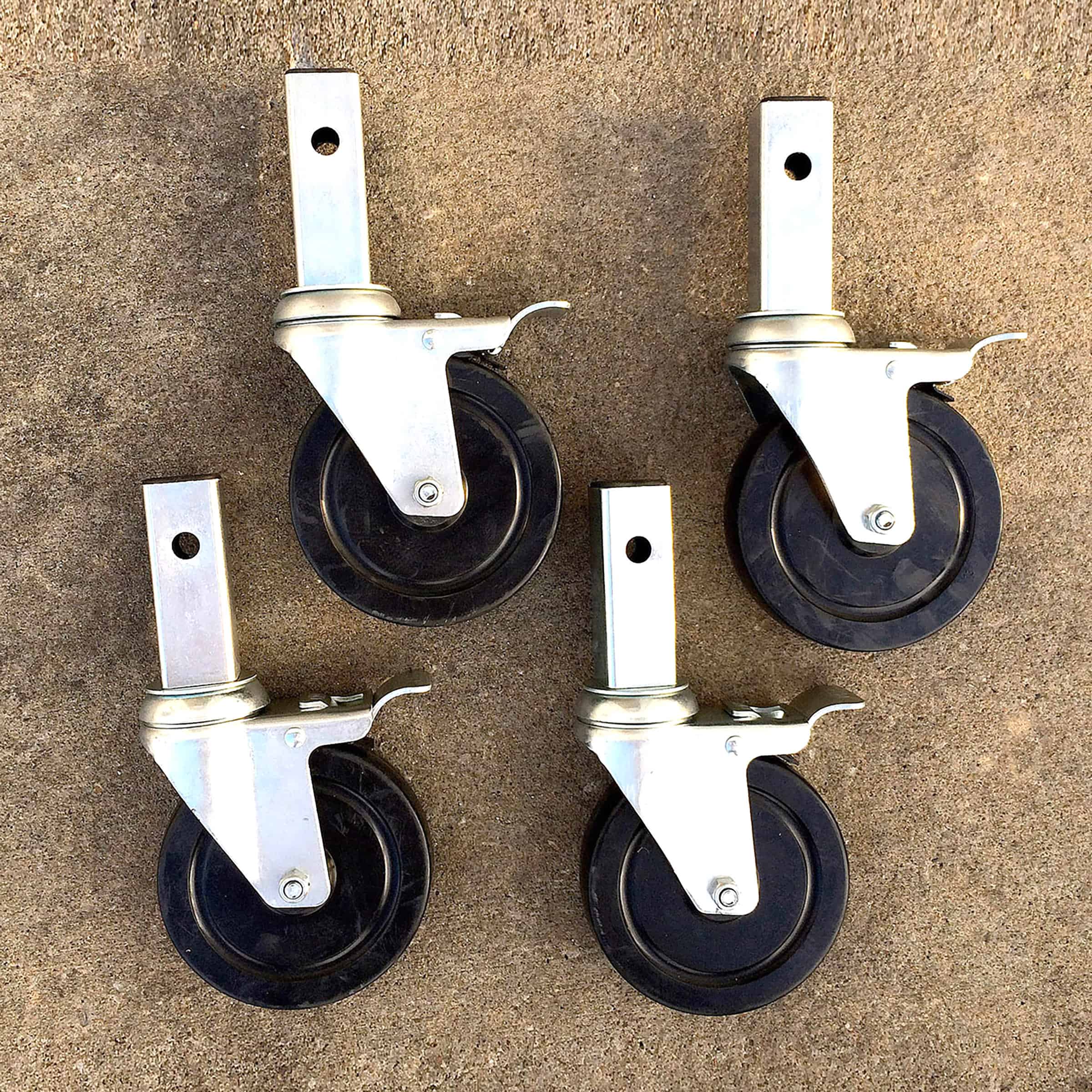 5 in. Swivel Caster 250 lb. Load Capacity for GSSI Set of 4