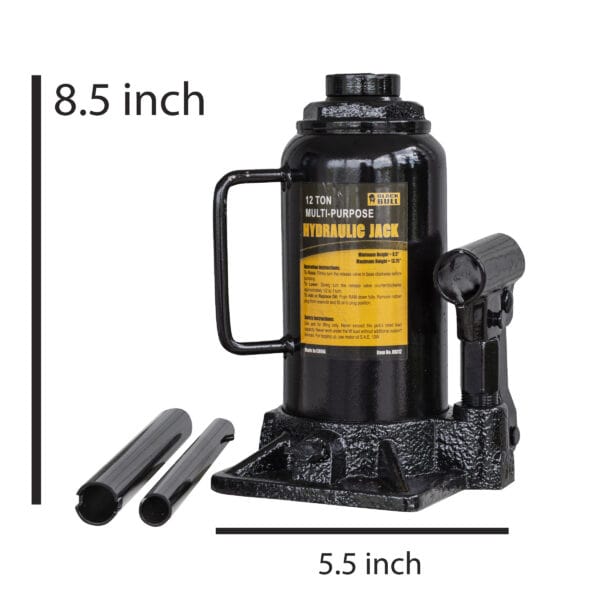 12 Ton Hydraulic Bottle Jack