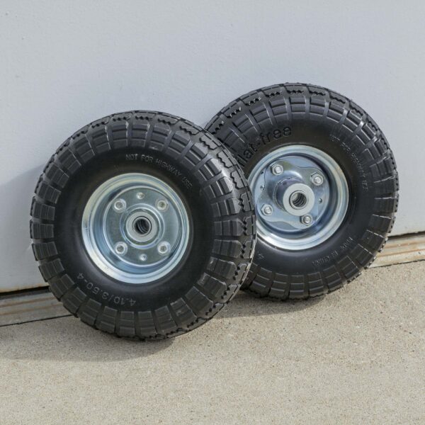 10 Inch No Flat Tires Set of 2