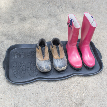 Rubber Boot and Shoe Mat Set of 2