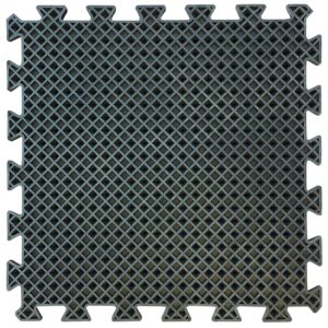 Rubber Mat 4 Piece Interlocking Set