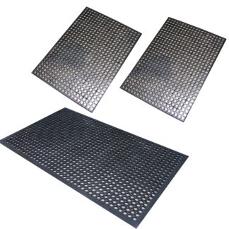 3 Piece Rubber Mat Set