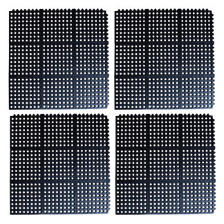 Black Interlocking Rubber Mats