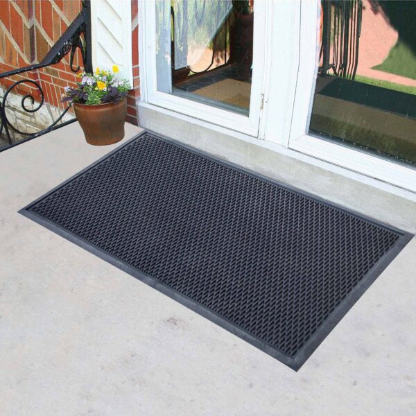 3 x 5 Foot Commercial Slotted Scraper Rubber Mat