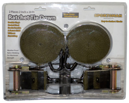 2 Piece Ratchet Tie Down Set