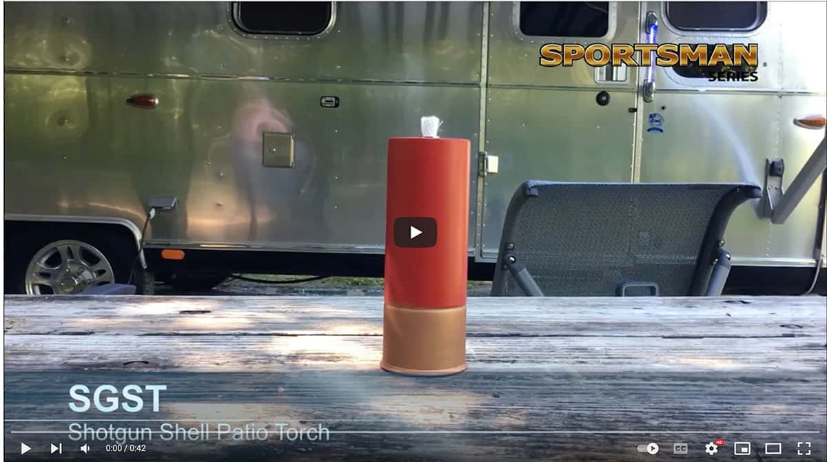 Shotgun Shell Patio Torch