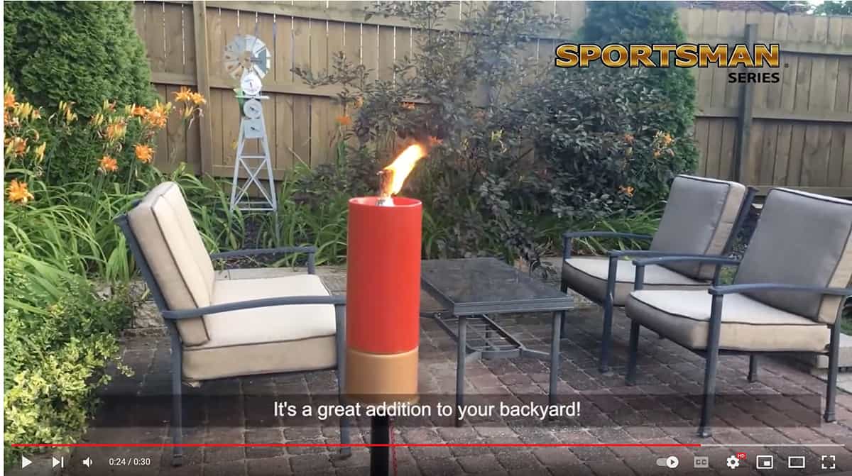 Shotgun Shell Patio Torch