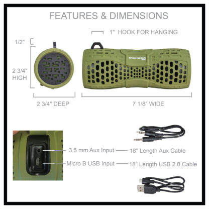 Bluetooth Speaker Water Resistant, great for pools and outdoors, take it anywhere to listen to your playlist!