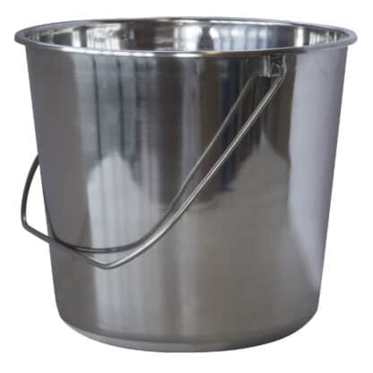 XLarge Stainless Steel Buckets 3 Piece Set