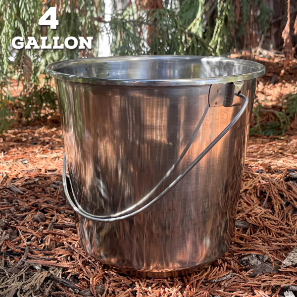 Stainless Steel Bucket 4 Gallon