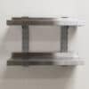 Stainless Steel Double Wall Mount Shelf