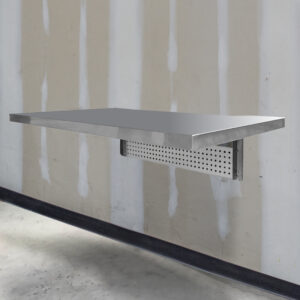 Space Saving Stainless Steel Wall Mount Work Table