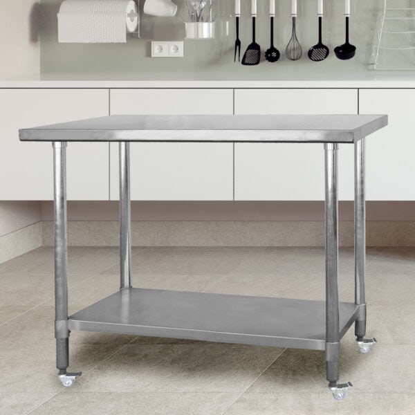 Stainless Steel Work Station with 48 inch Workbench Table