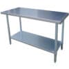 Stainless Steel Table and Shelf