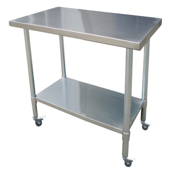 Series Stainless Steel Work Table with Casters