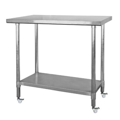 Series Stainless Steel Work Table with Casters