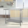 Series Stainless Steel Work Table with Casters