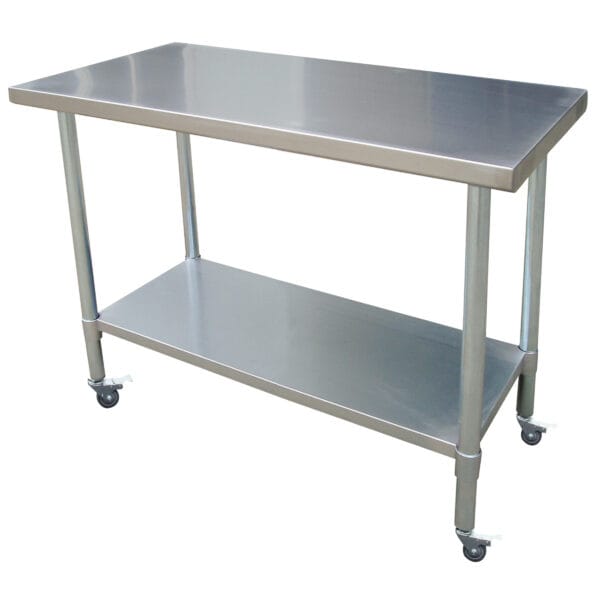 Stainless Steel Work Table with Casters