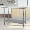 Stainless Steel Work Table with Casters