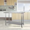 Stainless Steel Work Table with Casters