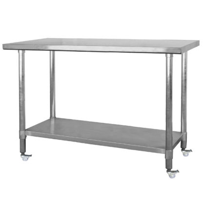 Stainless Steel 60" Table With Casters