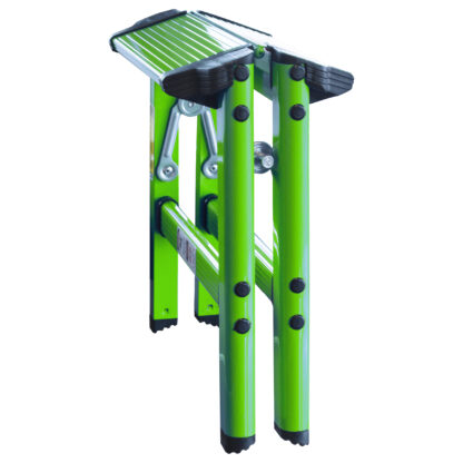 Lightweight Single Step Aluminum Step Stool 2 Piece Set