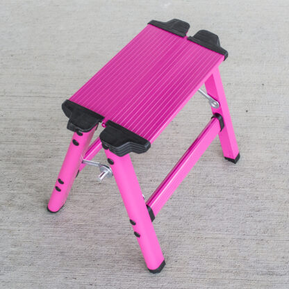 Lightweight Single Step Aluminum Step Stool 2 Piece Set
