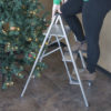 Ultra Slim Aluminum Folding Utility Step Ladder