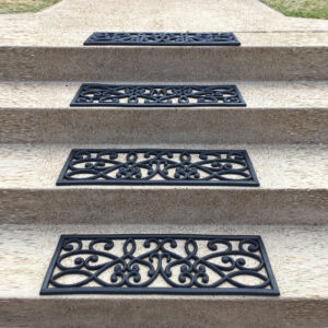 Rubber Scrollwork Stair Tread
