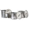 6 Piece Stainless Steel Stock Pot Set