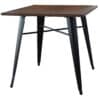 Loft Black Metal Dining Table