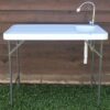 Folding Game Table with Faucet