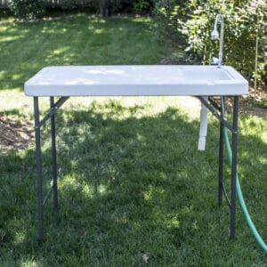 Folding Fish Table With Faucet