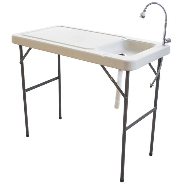 Folding Game Table with Faucet