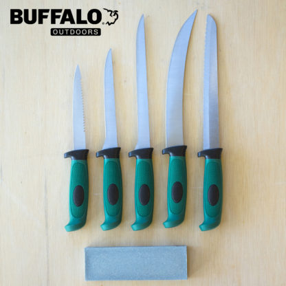 6 piece knife set on display