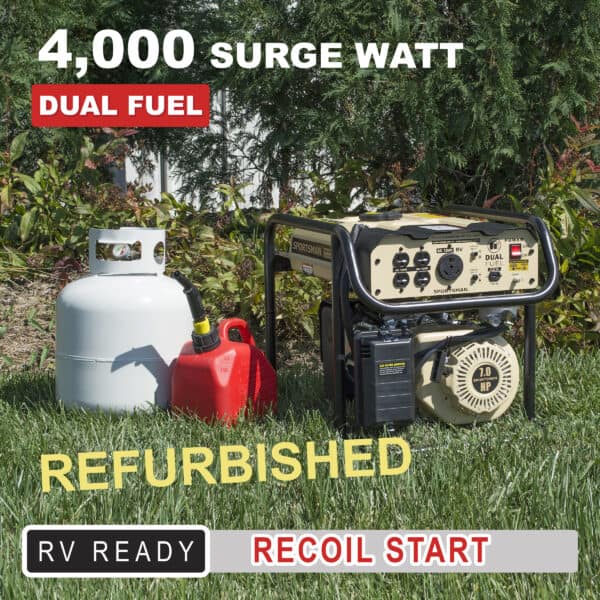 4000 Watt Dual Fuel