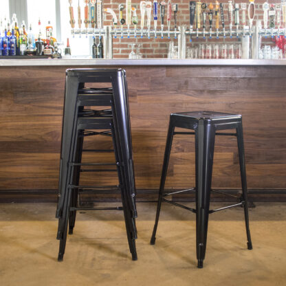 30 in. Metal Bar Stool