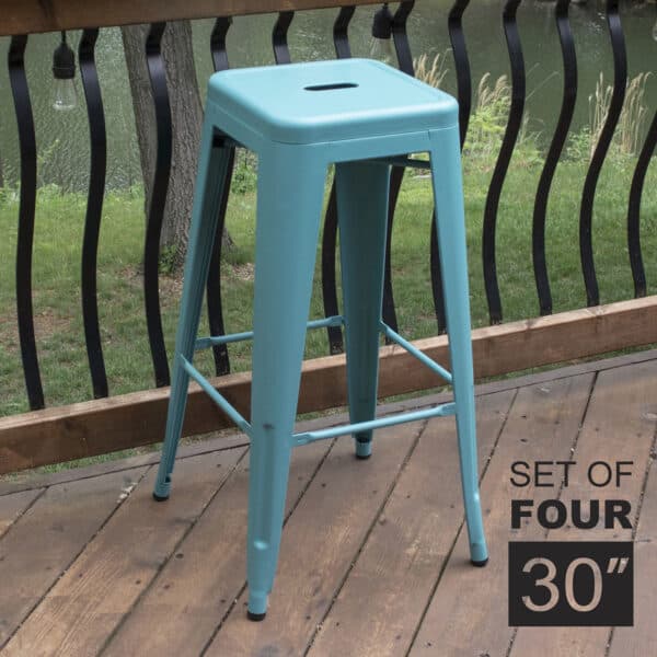 30 inch metal barstool